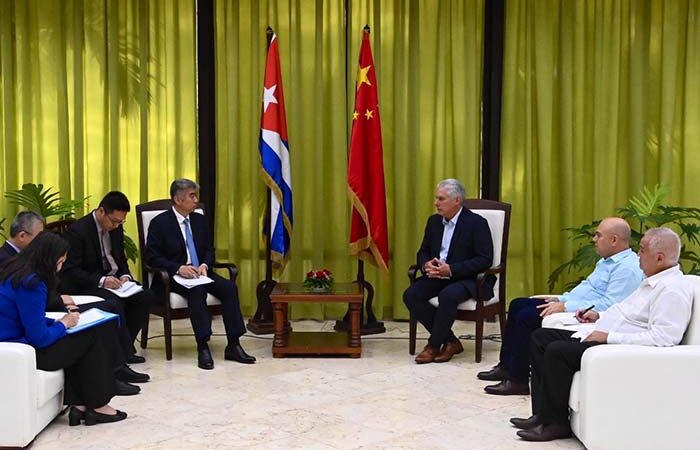 Pondera Díaz-Canel hermandad entre Cuba y China