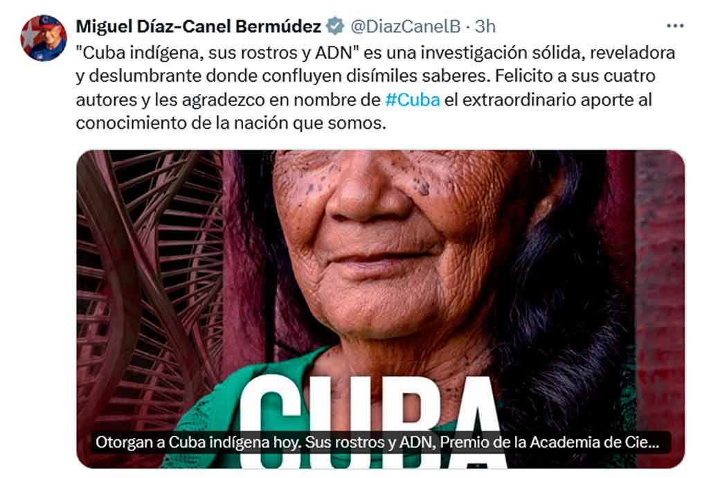 Díaz-Canel felicita a premiados por la Academia de Ciencias de Cuba
