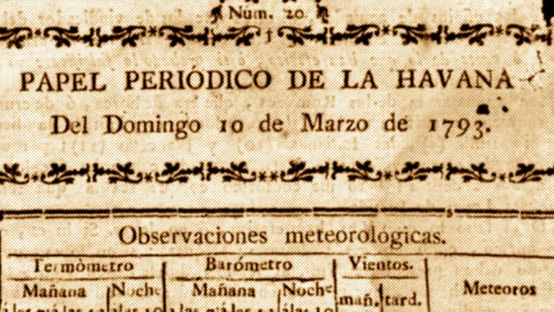 El primer periódico de Cuba