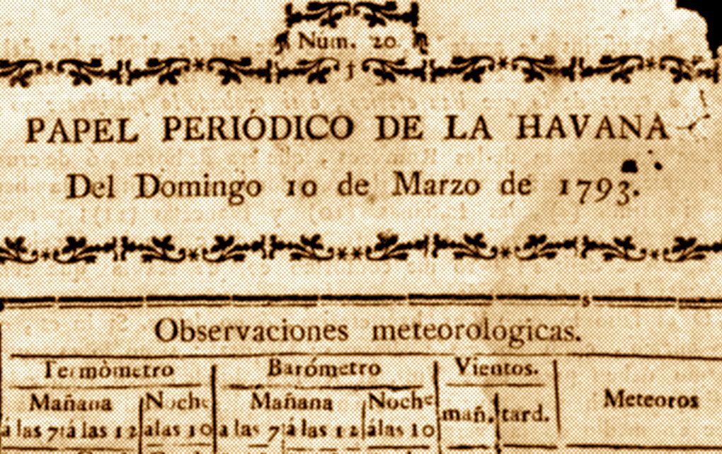 El primer periódico de Cuba