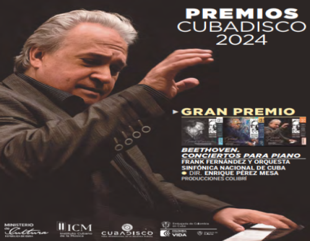 Gran Premio Cubadisco a Frank Fernández y la Sinfónica de Cuba
