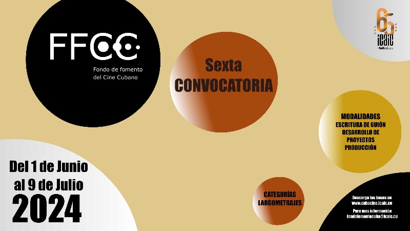Dan a conocer Sexta convocatoria del Fondo de Fomento del Cine Cubano