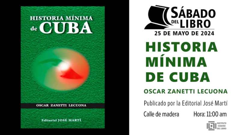 Historia mínima de Cuba en el Sábado del Libro