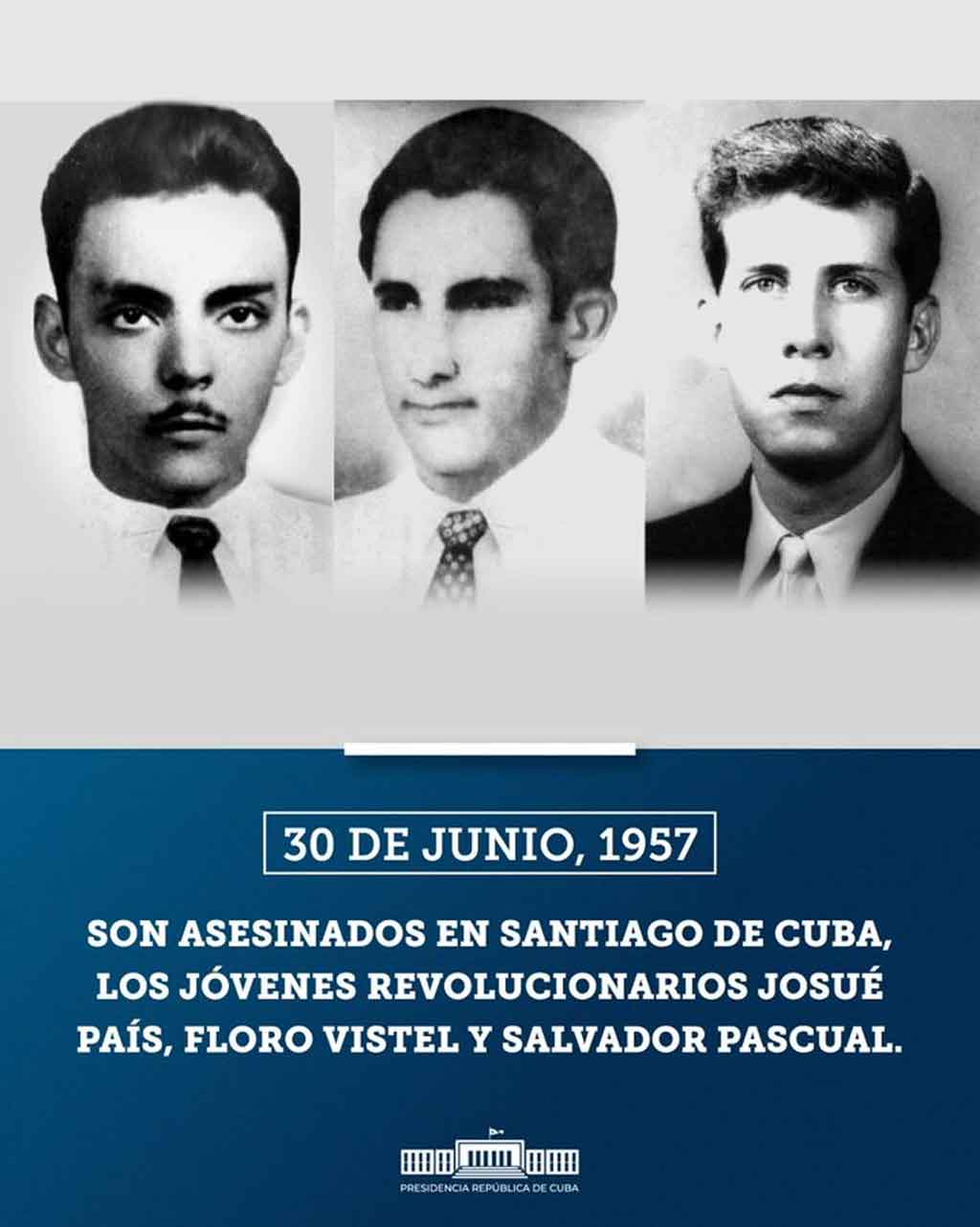 Cuba recuerda a jóvenes revolucionarios asesinados en 1957