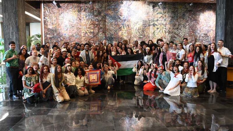 Presidente Díaz-Canel compartió con jóvenes de los Estados Unidos