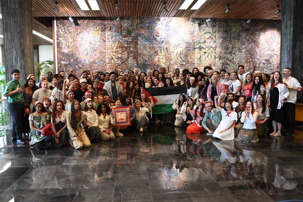 Presidente Díaz-Canel compartió con jóvenes de los Estados Unidos