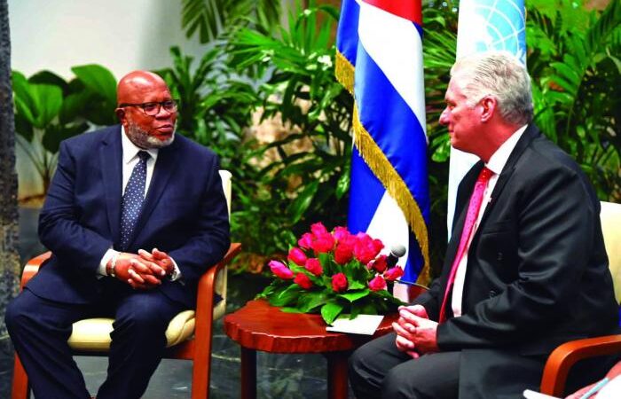 Recibió Díaz-Canel al Presidente de la 78 Asamblea General de las Naciones Unidas