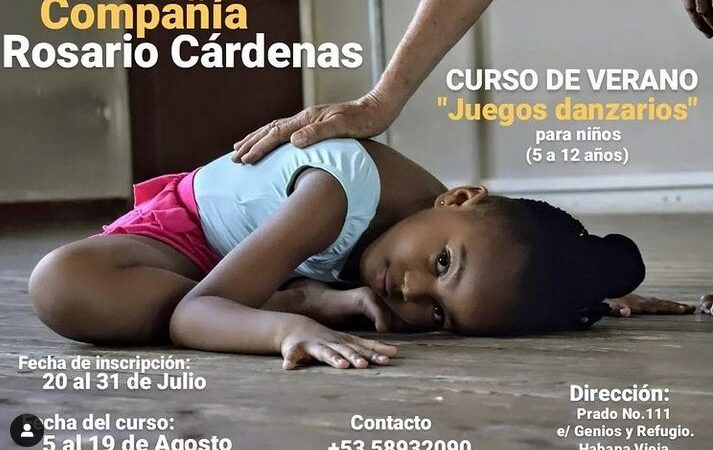 Convoca la compañía de danza Rosario de Cárdenas a curso de verano para niños
