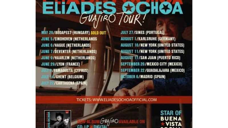 Continúan conciertos de Eliades Ochoa en plazas mundiales