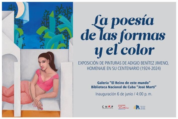 El universo visual de Adigio Benítez en la Biblioteca Nacional José Martí