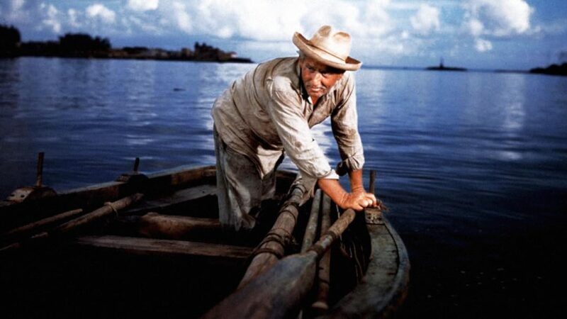 El actor norteamericano Spencer Tracy y su actuación en El viejo y el mar