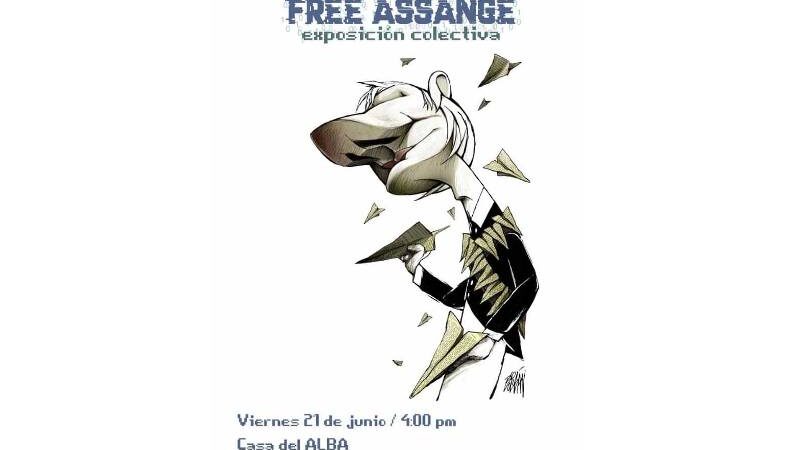 Inauguran este viernes en La Habana exposición colectiva Free Assange
