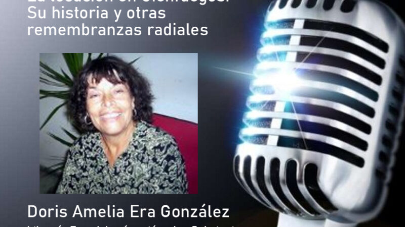 Presentarán libro sobre la historia de la locución en Cienfuegos