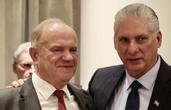 Cuba agradece apoyo de líder del Partido Comunista ruso