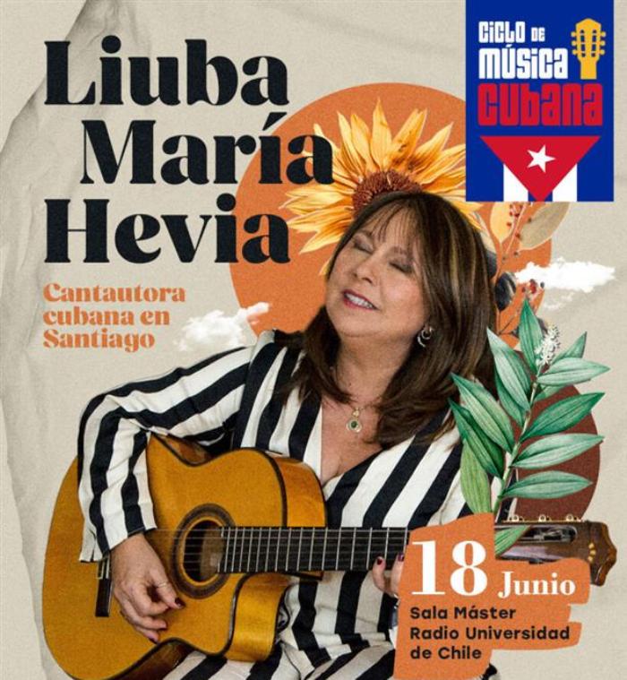 Liuba María Hevia cantará en Chile