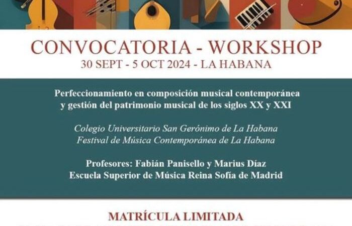 Composición y gestión del patrimonio musical: tema de un curso para jóvenes creadores