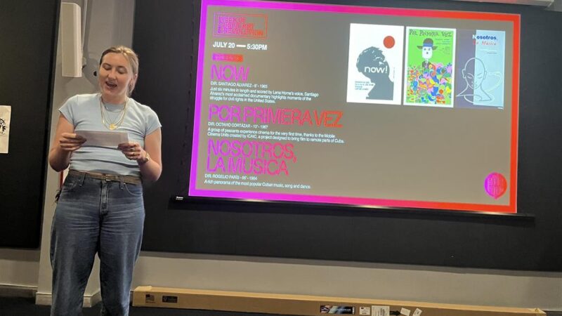 Por el cine cubano, activistas solidarios en Nueva York