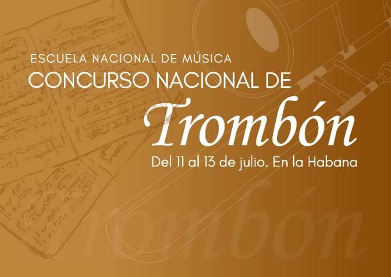 Escuela Nacional de Música realizará Concurso Nacional de Trombón