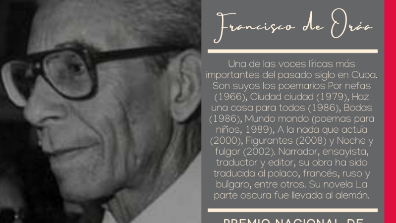 Oraá y la vida de la poesía