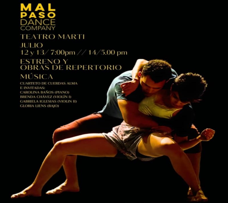 Compañía MalPaso en el Teatro Martí este fin de semana