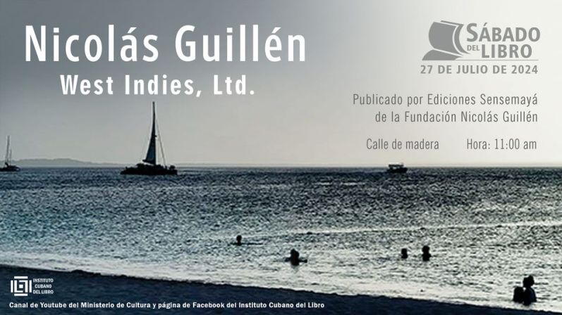 Sábado del Libro con un texto de Nicolás Guillén