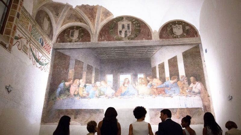 Un tesoro universal de las artes plásticas, La última cena de Leonardo da Vinci