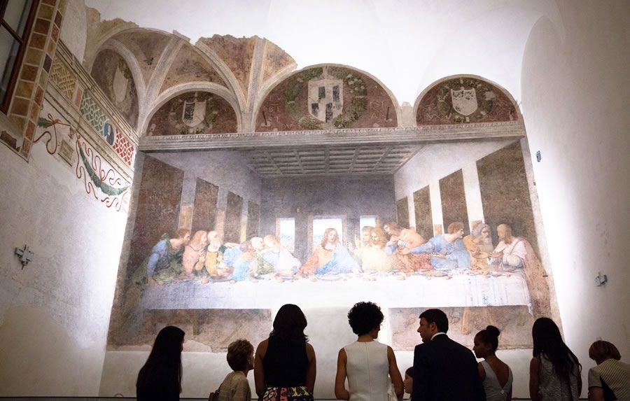 Un tesoro universal de las artes plásticas, La última cena de Leonardo da Vinci