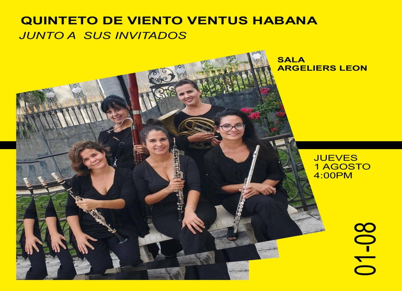 Música de Concierto para este fin de semana en salas habaneras