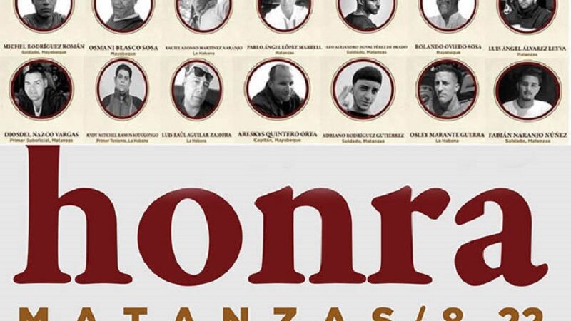 Cuba honra a víctimas de incendio en zona industrial de Matanzas