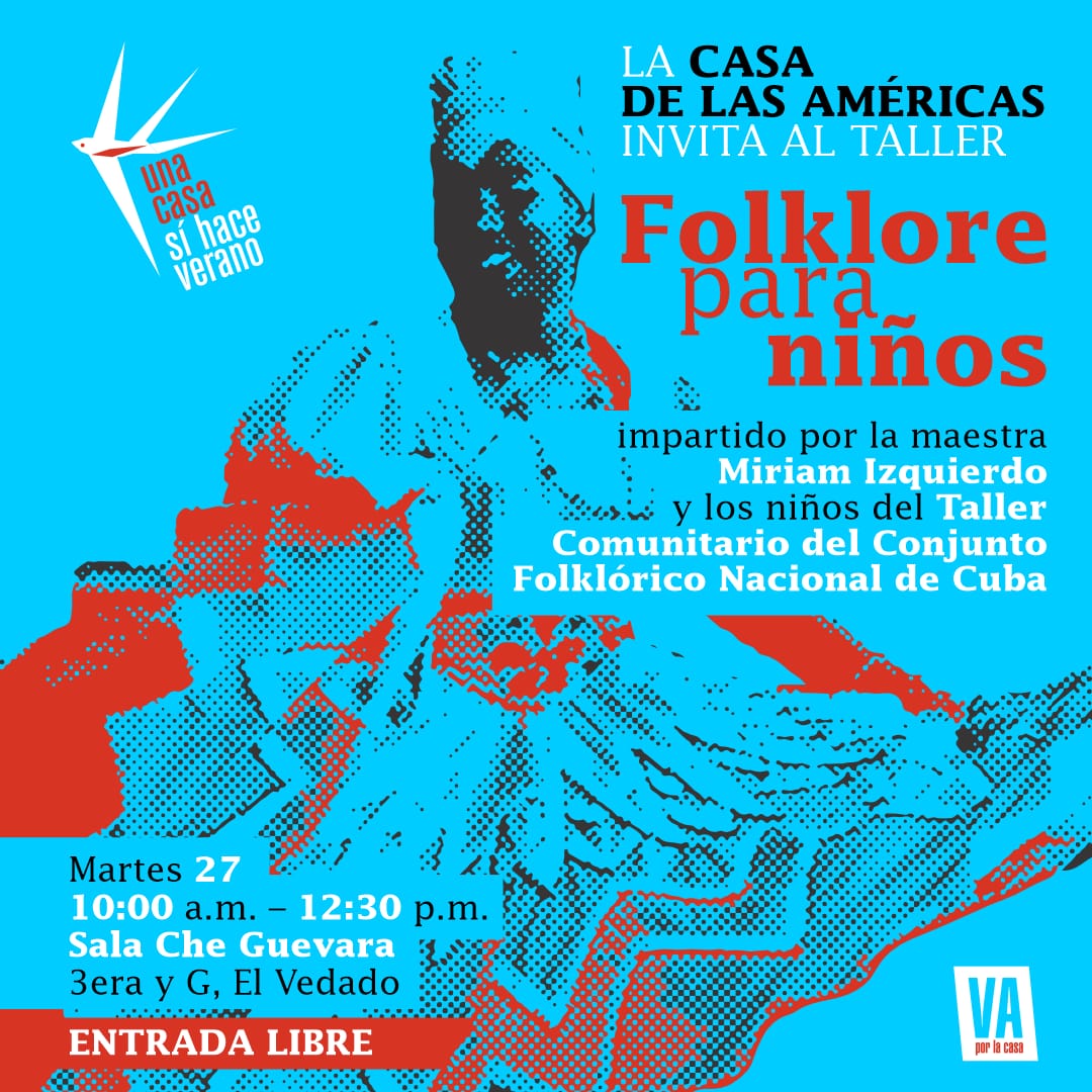 Casa de las Américas recibe a niños del Conjunto Folklórico Nacional de Cuba