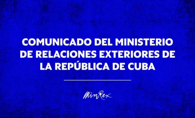 Cuba actuará con firmeza y dignidad ante atropello de EE. UU.