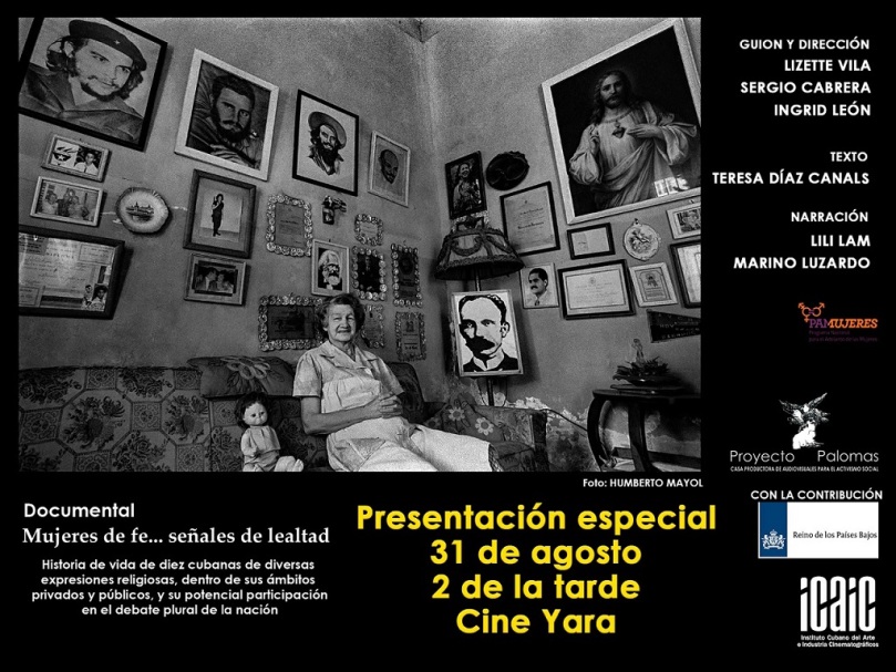 Anuncian presentación especial del documental Mujeres de fe…señales de lealtad
