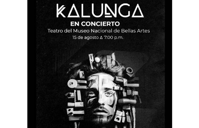 Anuncian concierto de Kalunga en el Museo Nacional de Bellas Artes