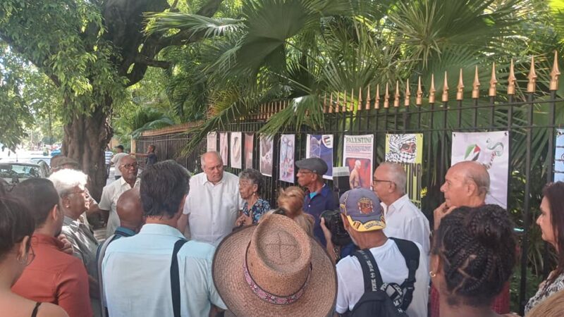 Inauguran en La Habana exposición por causa del pueblo palestino