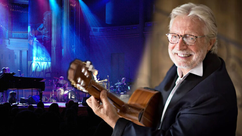 Francis Goya en la Media hora con su intérprete