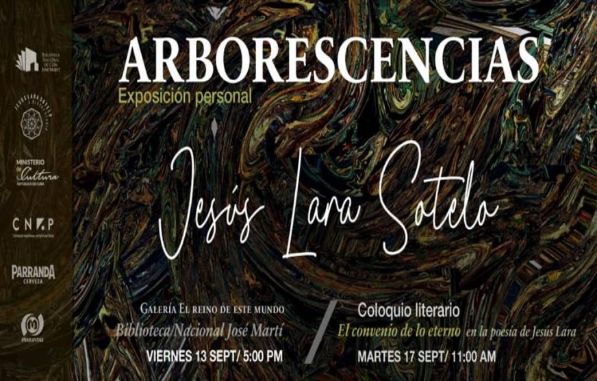 Celebra artista Jesús Lara 35 años de vida artística con muestra Arborescencias