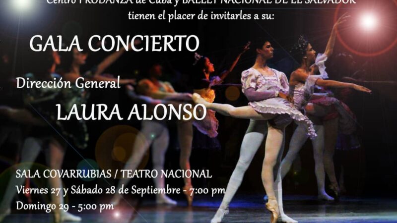 Cuba y El Salvador unidos por el ballet en una gala concierto