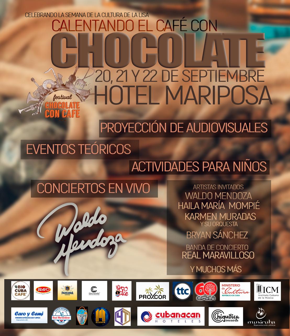 Waldo Mendoza invita a un excelente café con chocolate