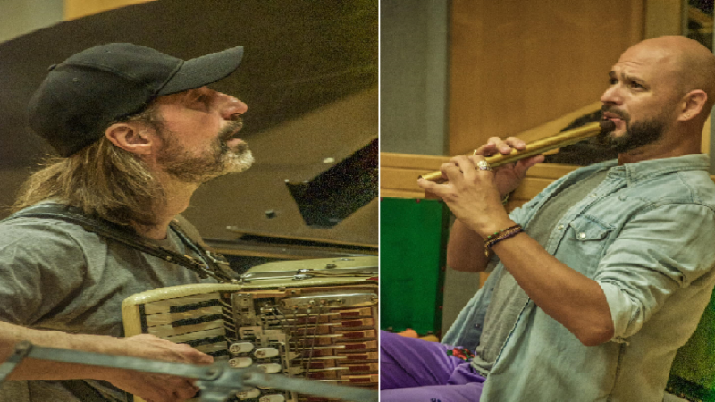 Argentinos Chango Spasiuk y Rodrigo Sosa graban nuevo disco en Cuba