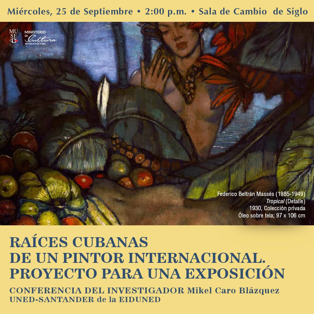 En Museo Nacional de Bellas Artes, encuentro con el investigador español Mikel Caro