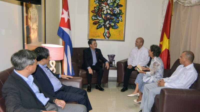 En Cuba Vicepresidente de la Asamblea Nacional de Vietnam para Primera Sesión Interparlamentaria Cuba Vietnam