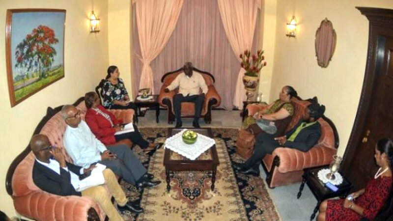 Intercambia Esteban Lazo con presidenta de la Cámara de Representantes de Trinidad y Tobago