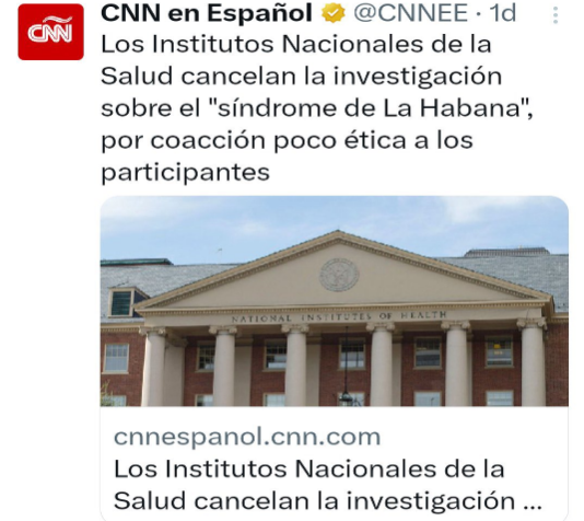 Díaz-Canel: falso síndrome de La Habana reforzó bloqueo a Cuba