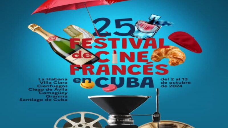 En octubre, 25º Festival de Cine Francés en Cuba