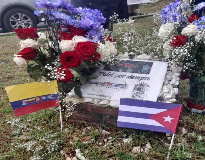 Homenaje al líder de la Revolución cubana Fidel Castro en Bogotá
