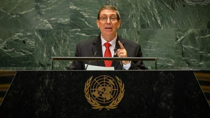 Cuba aboga por orden internacional sin bloqueos ni medidas coercitivas