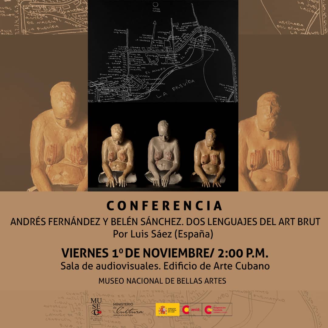 Imparte profesor español Luis Sáez conferencia en Museo Nacional de Bellas Artes