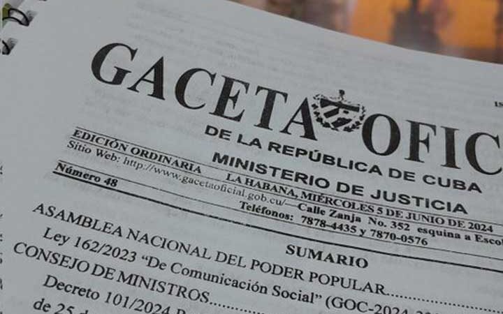 En vigor, Ley de Comunicación Social y normas complementarias