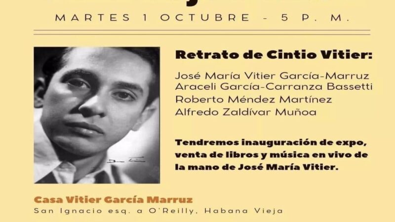 «Retrato de Cintio» en la Casa Vitier García-Marruz