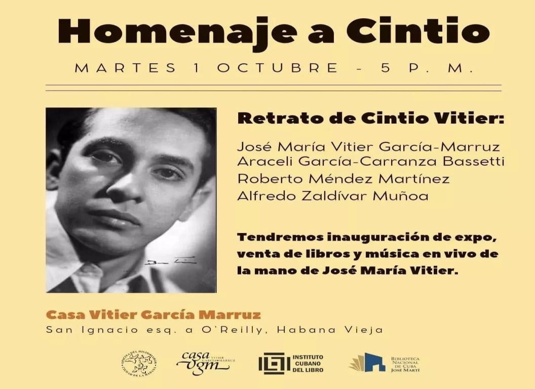 «Retrato de Cintio» en la Casa Vitier García-Marruz